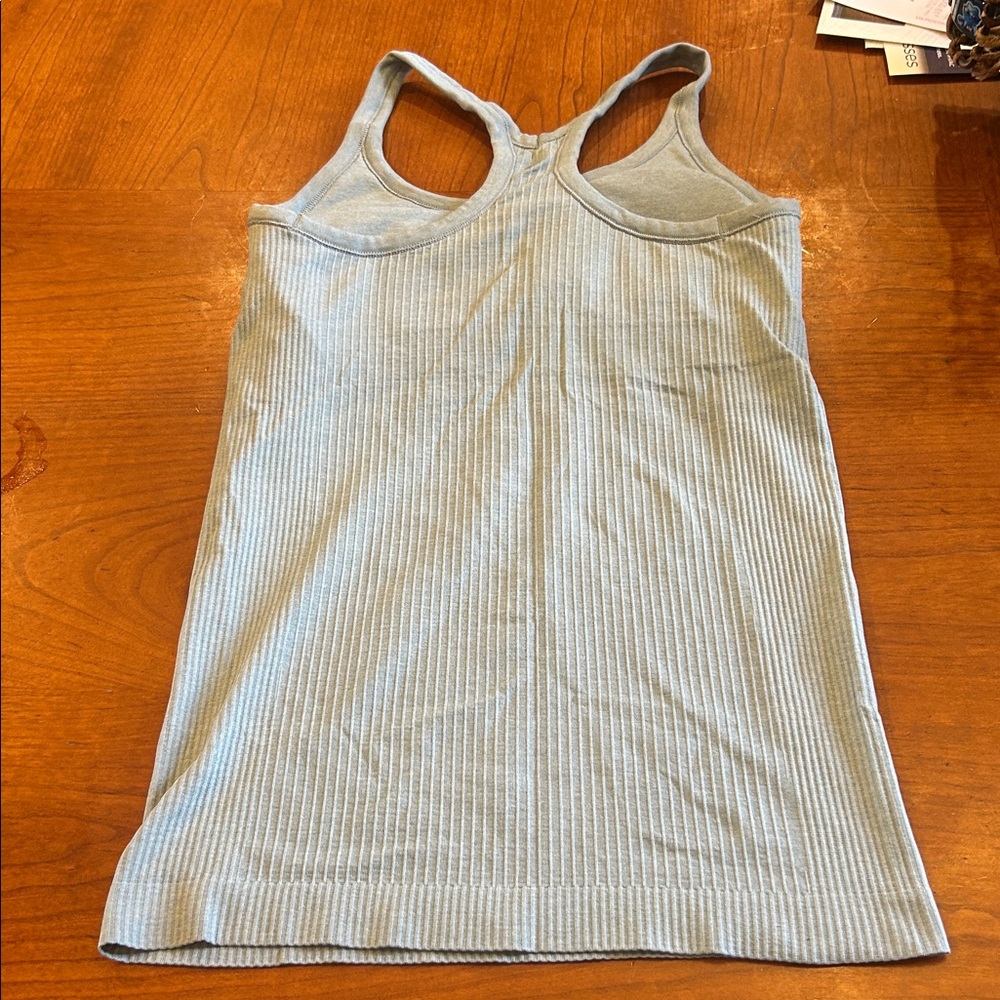 Lululemon Ebb To Street Racerback Tank blue cast size 6 - Picture 5 of 5